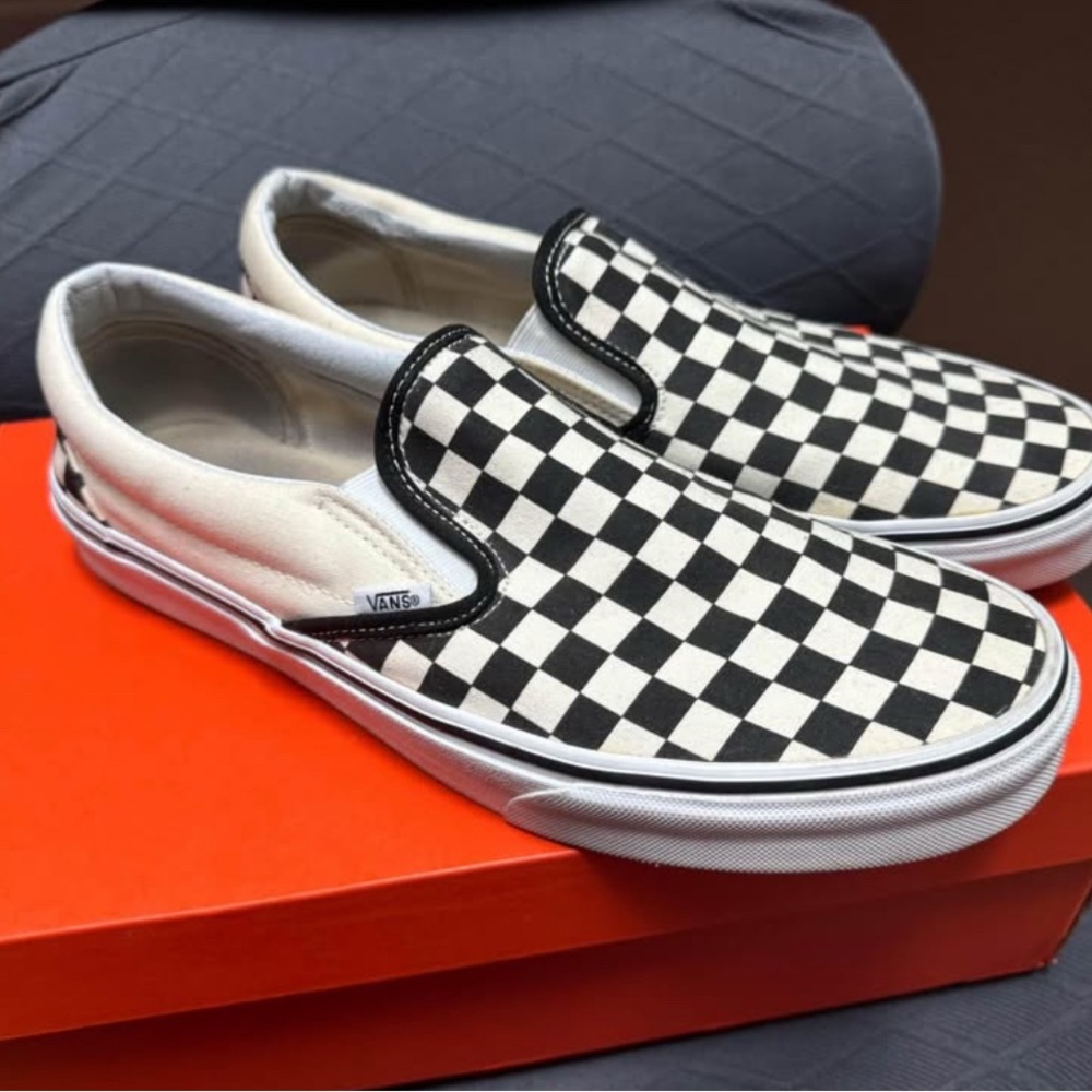 Vans Checkerboard Slip-On Sneakers